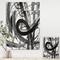 Designart - Black and White Minimalistic Painting - Modern & Transitional Premium Canvas Wall Art